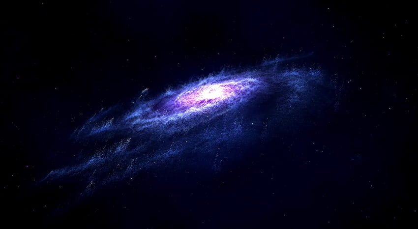 Galaxy Nebula Animation Live, Milky Way From Space HD wallpaper