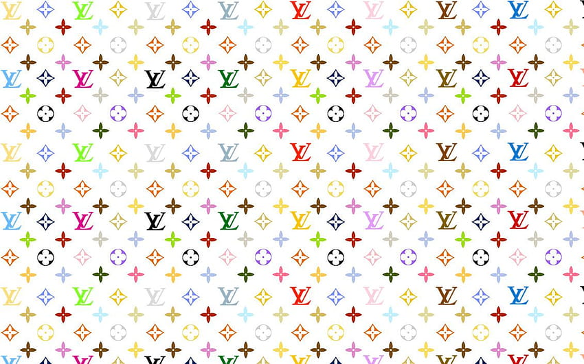 LouisVuitton #LV #MultiColor #Monogram #Pattern #Logo #HD