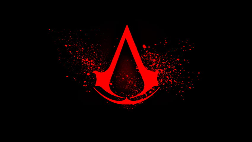 AC Logo Blood, ac, assassins creed, ezio, altair Tapeta HD