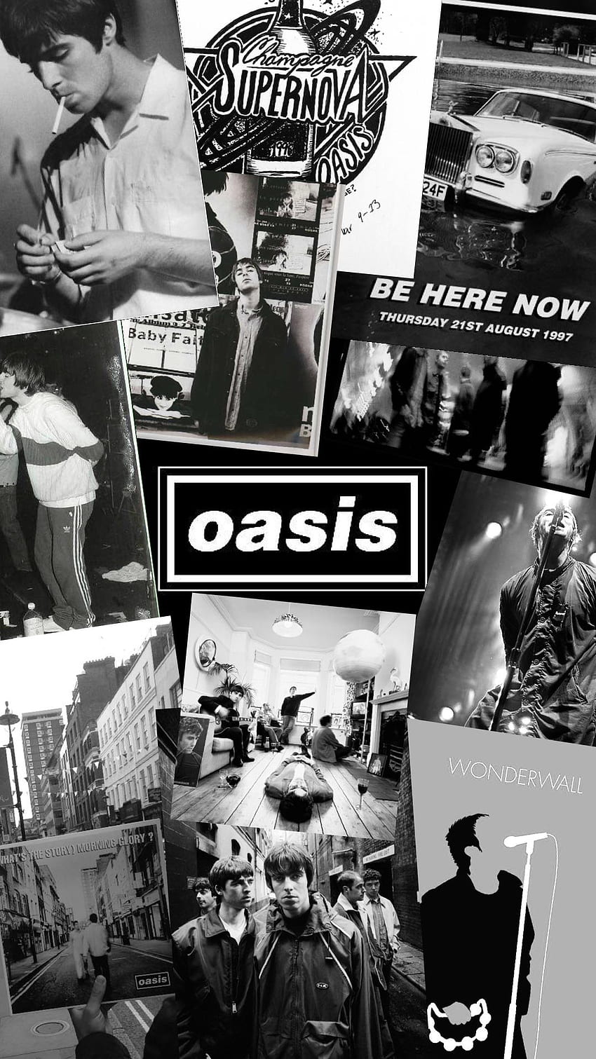 Be Here Now Phone Bmp Live, Cool Oasis HD phone wallpaper