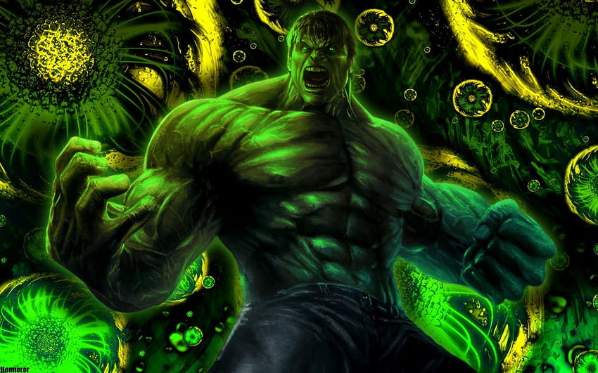 Hulk: febrero de 2013, Hulk de neón fondo de pantalla