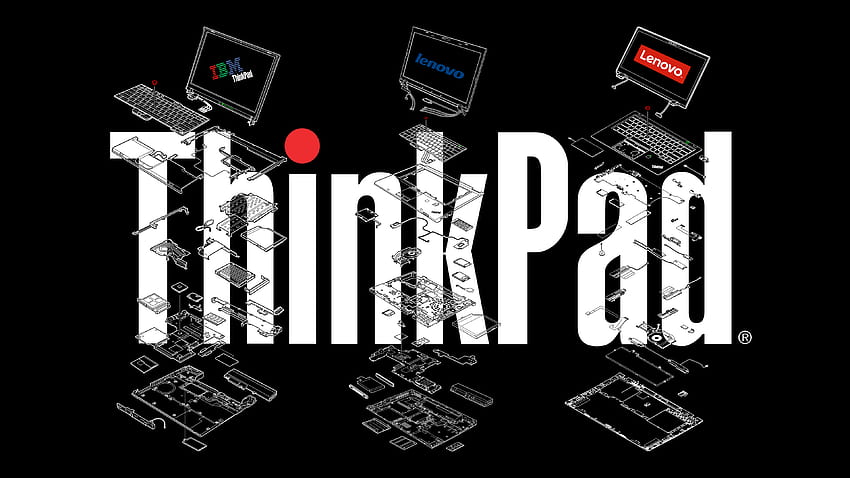 Ein weiteres explodiertes ThinkPad! : ThinkPad, ThinkPad 25 HD-Hintergrundbild