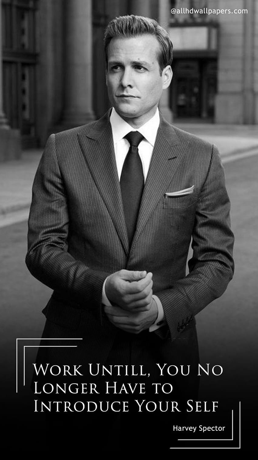 Harvey Specter Quotes will Inspire you to Work Hard. Harvey specter quotes, Suits quotes, Harvey specter suits, Harvey Spectre HD phone wallpaper
