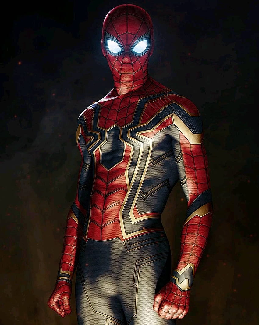 Iron Spiderman, Spider-Man Suits HD phone wallpaper
