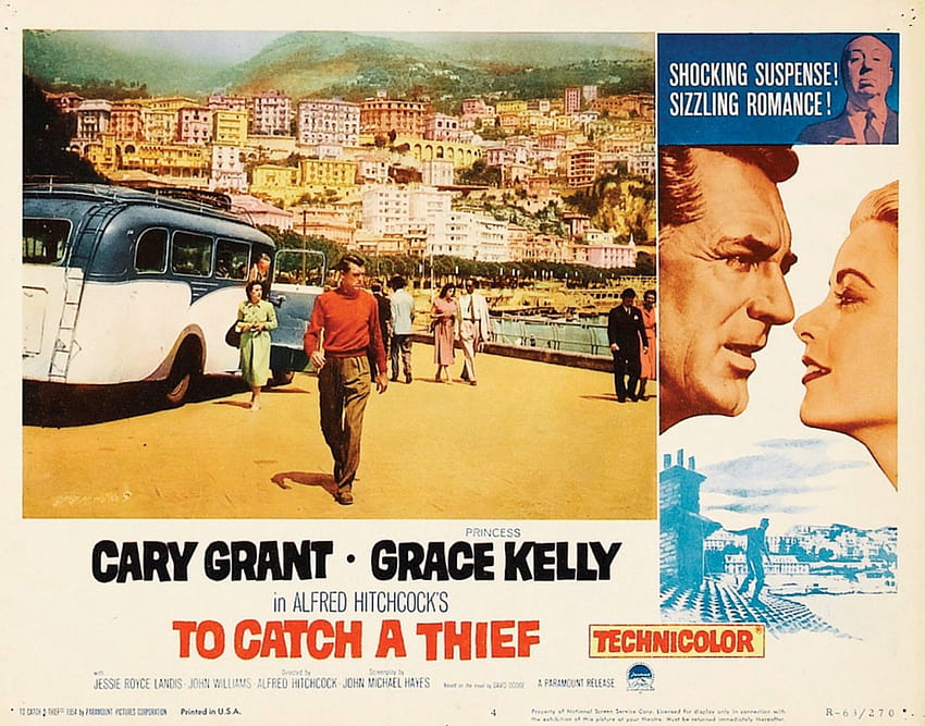 Film Klasik - Menangkap Pencuri (1955), Grace Kelly, Alfred Hitchcock, Film Klasik, Cary Grant, Menangkap Pencuri Wallpaper HD