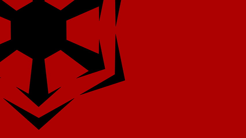 grafika w grze wideo, Sith, czerwony, Gry wideo, logo, czerwone tło, Gry komputerowe, Rycerze Starej Republiki, proste tło, Gwiezdne Wojny, Gwiezdne Wojny: Rycerze Starej Republiki II: Sith, Symbol Sithów Tapeta HD