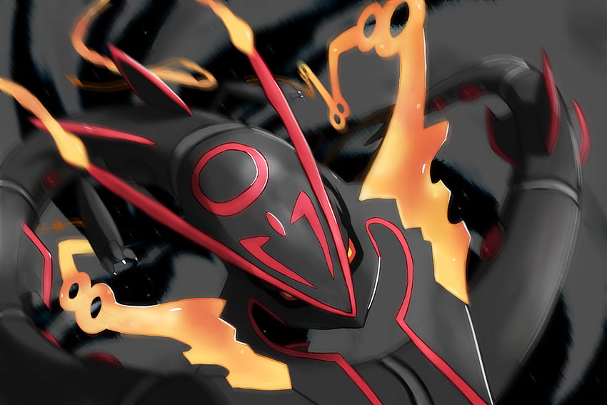 Shiny mega rayquaza HD wallpapers