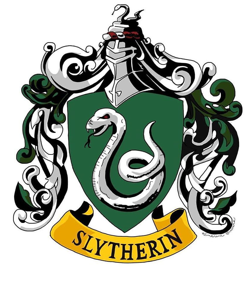 Logo Slytherinu, herb Slytherinu Tapeta na telefon HD