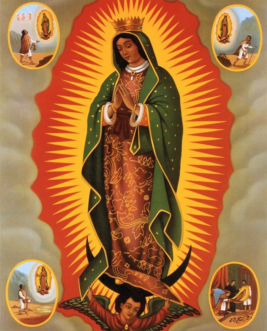 Jungfrau von Guadalupe, & Hintergrund, Virgen De Guadalupe HD-Handy-Hintergrundbild