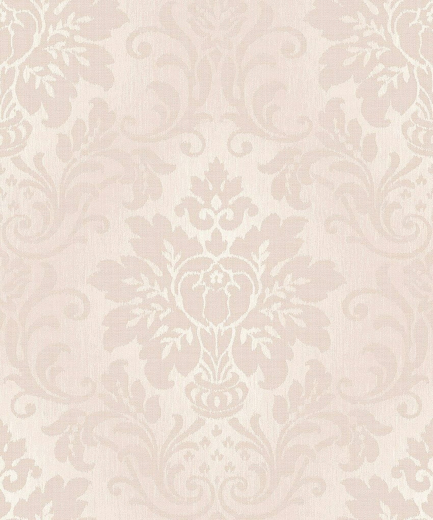 GranDeco Royal House . Fabric Damask Blush Pink. A10906 – WonderWall HD phone wallpaper