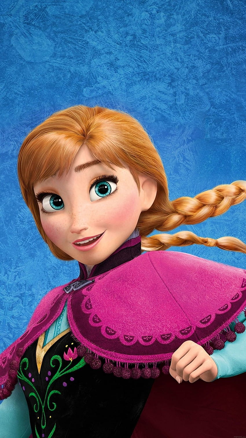 Frozen Disney Princess Anna Of Arendelle Illust HD phone wallpaper