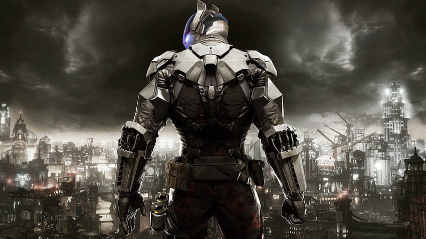 Plano de fundo Batman Arkham Knight Personagem do jogo Suit Back Armor papel de parede HD