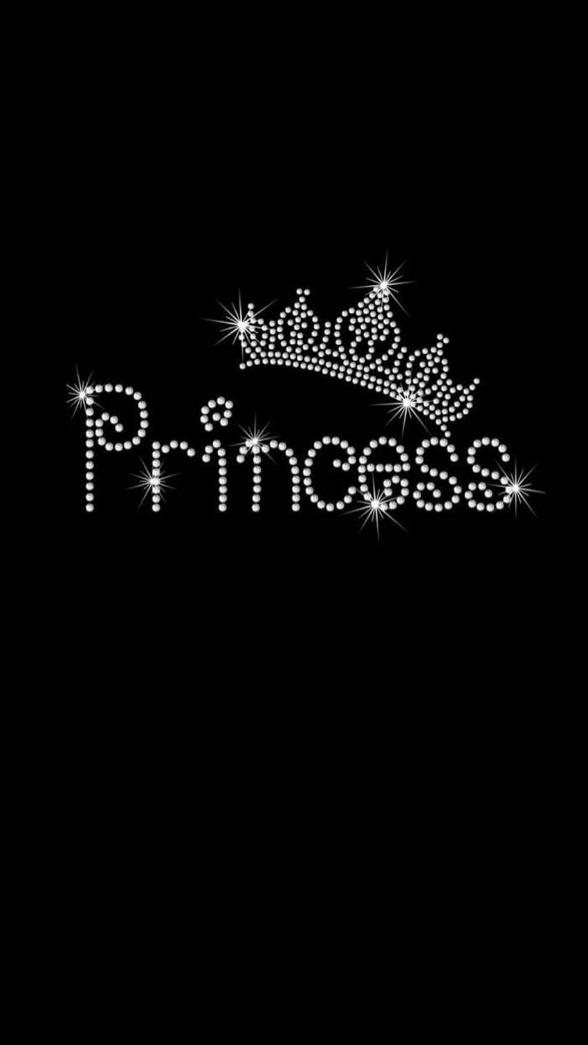 Black Princess Crown HD phone wallpaper