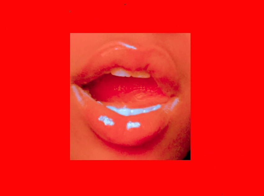 Lippen Tumblr, Lipgloss-Ästhetik HD-Hintergrundbild
