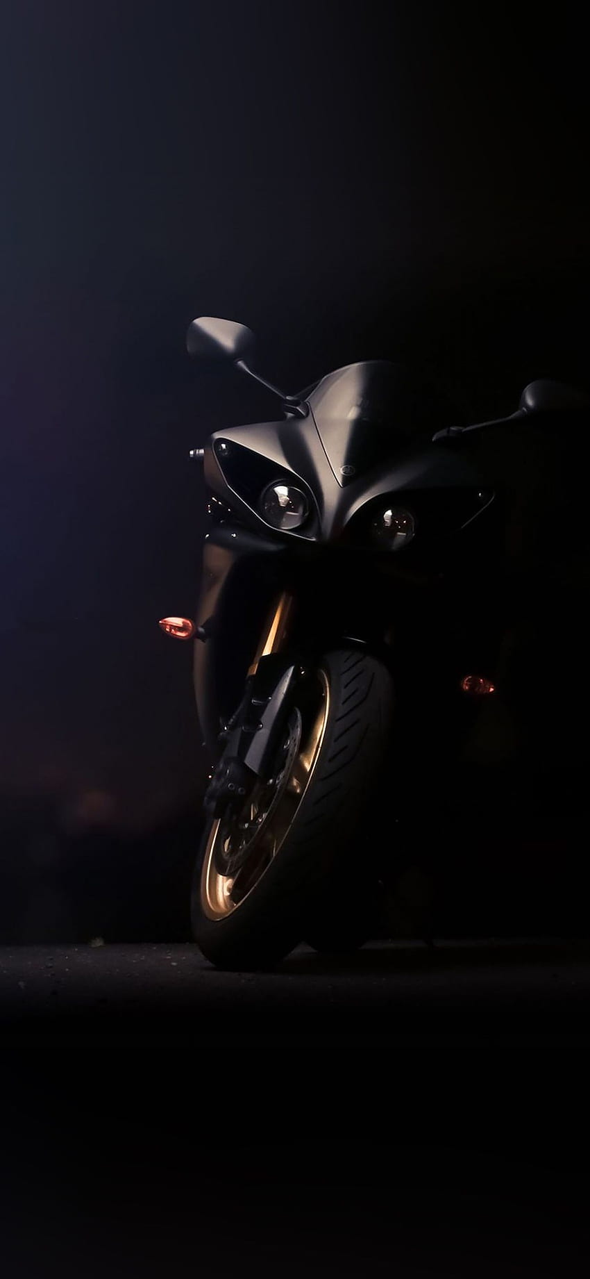 Yamaha ride motorbike iPhone X HD phone wallpaper