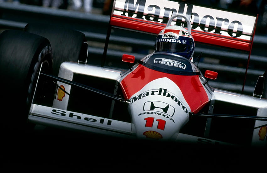 Alain Prost - McLaren MP4 4 - 1988 - Monako Grand Prix'si HD duvar kağıdı