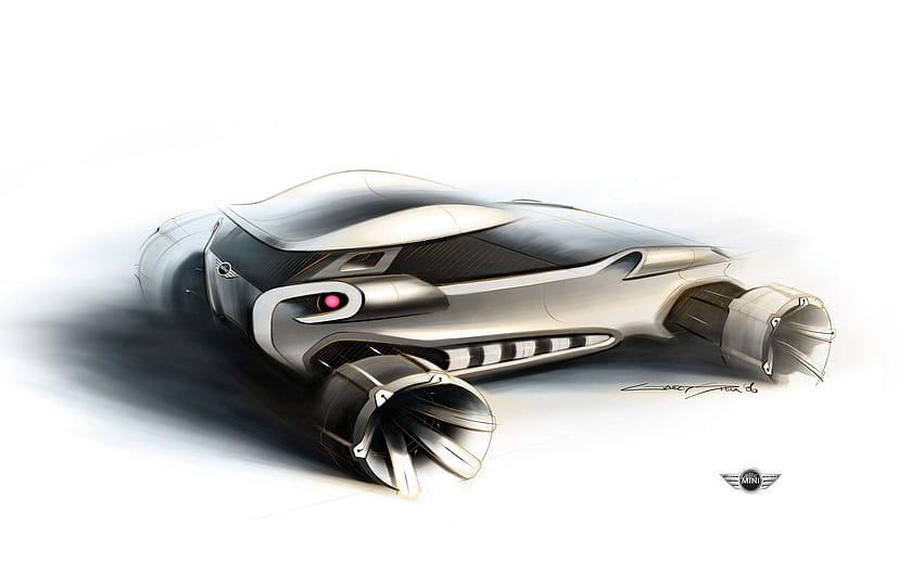 Futuristic car drawing hi-res stock photography and images - Alamy