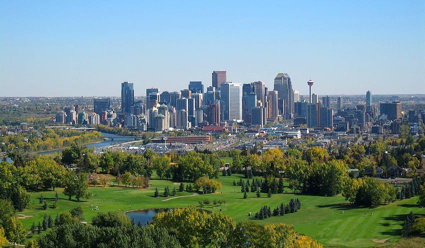 Calgary und . Reisen, Skyline von Calgary HD-Hintergrundbild