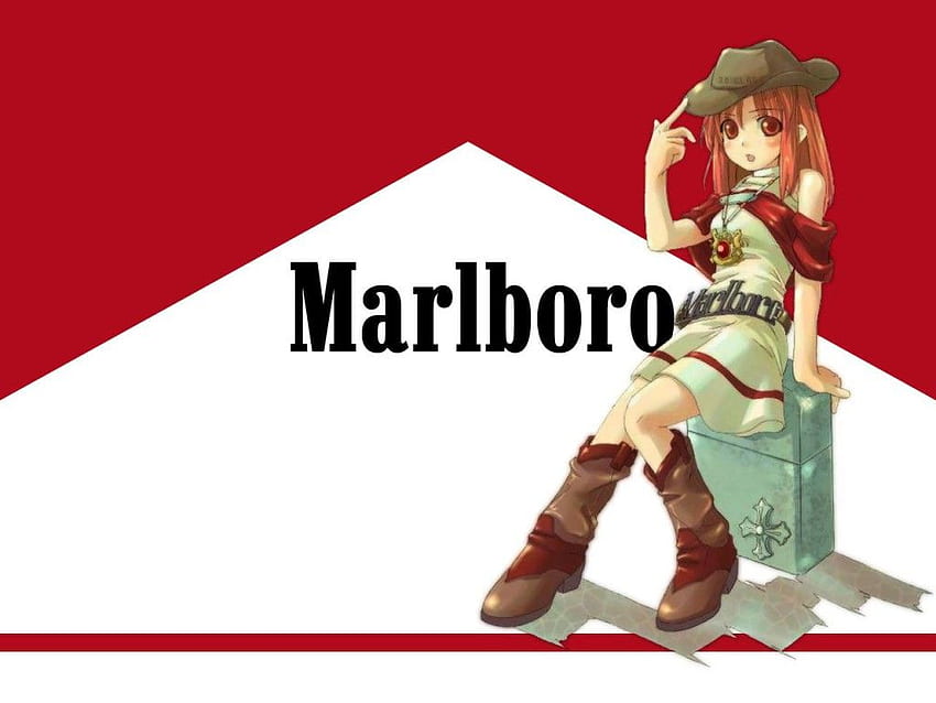 Marlboro-Zigaretten. LOGOS & MARKEN HD-Hintergrundbild