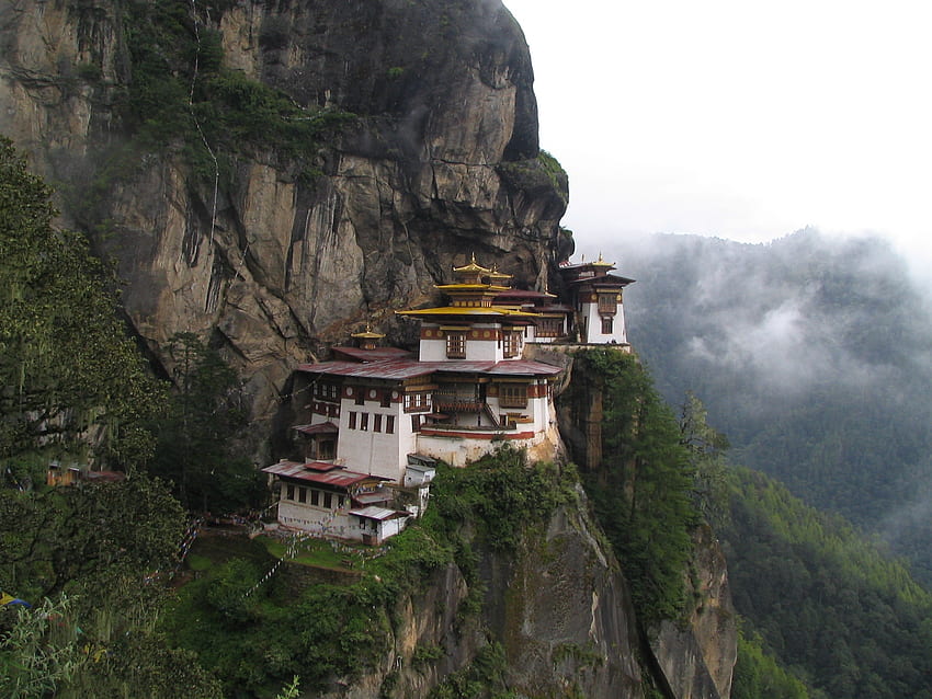 Sarang Harimau - Bhutan, Bhutan, Sarang Harimau, Bangunan Indah, Asia Wallpaper HD