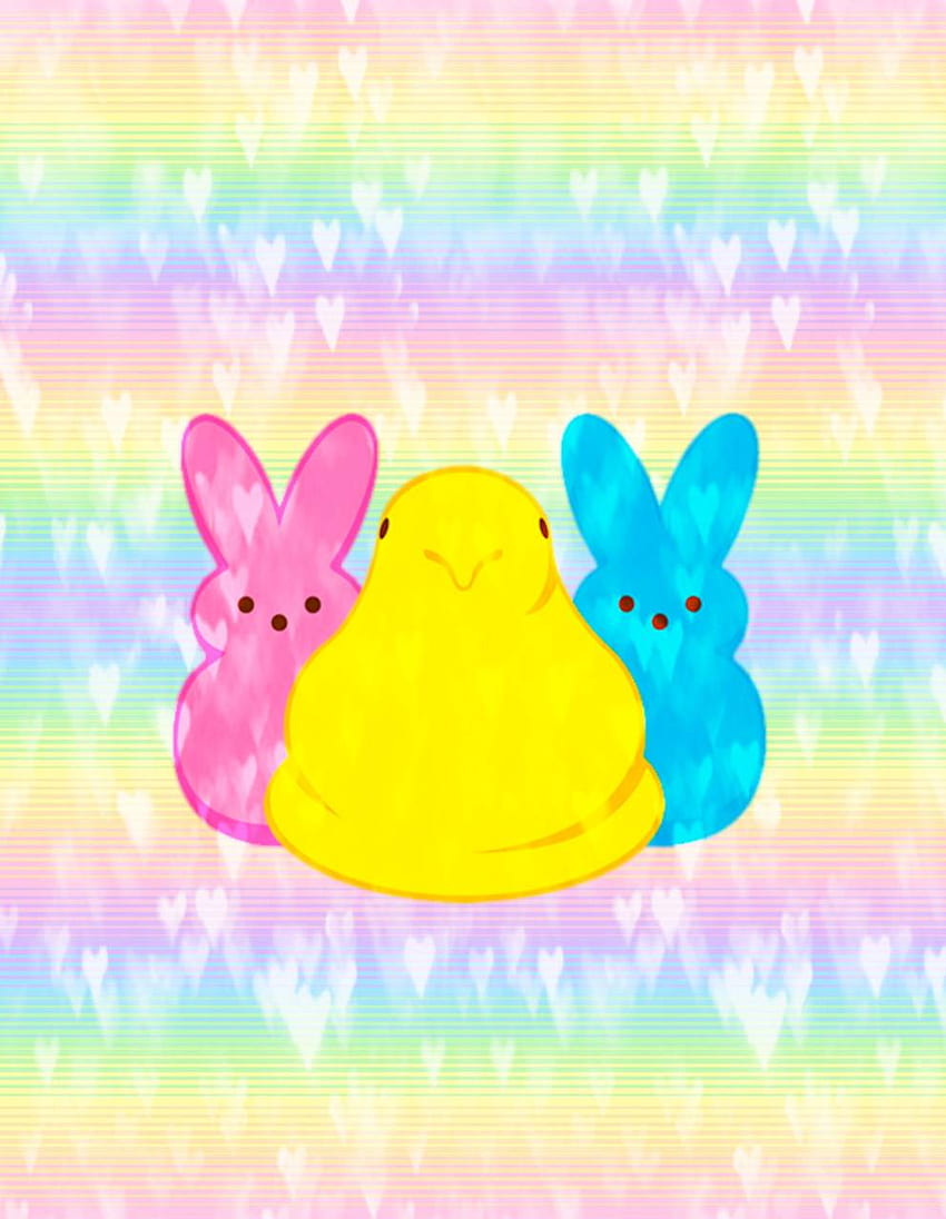 Easter Peeps HD phone wallpaper