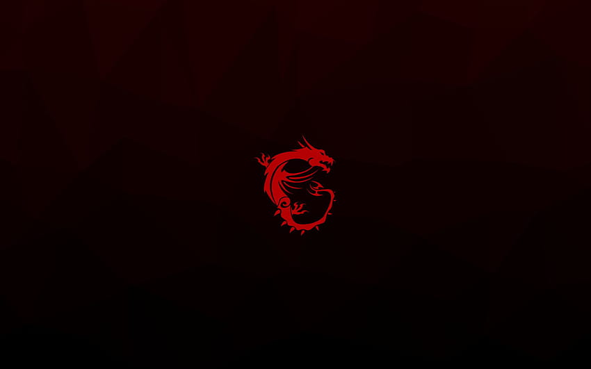 Msi Dragon, Black and Red Dragon Gaming HD wallpaper