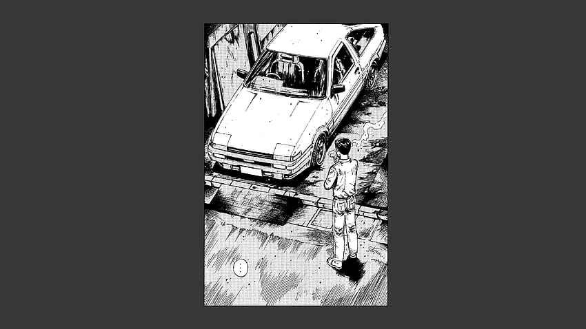 Bunta Fujiwara, Initial D, Toyota Trueno, faros emergentes, Toyota AE86. Mocah, Inicial D Manga fondo de pantalla