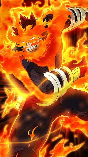Endeavor from my hero academia have flame wings and | Stable Diffusion