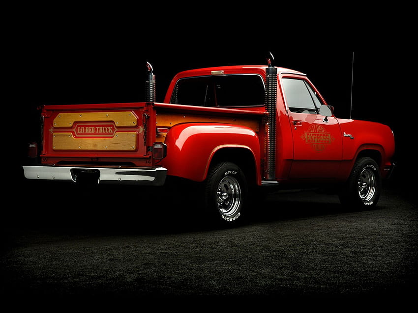 Pick Up Truck, Vintage Red Truck HD wallpaper
