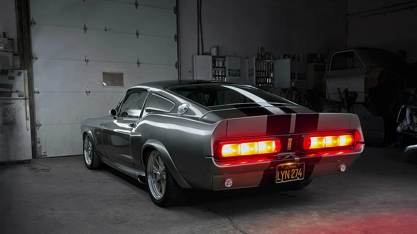 Ford Mustang GT500 Shelby Eleanor Garage Back, 1967 Mustang Eleanor HD тапет