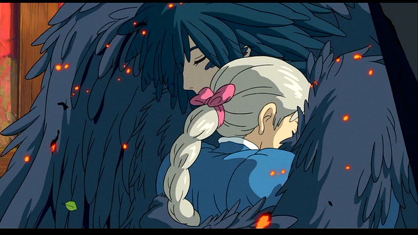 Howl no Ugoku Shiro (El castillo ambulante de Howl) Tablero de anime, Howl y Sophie fondo de pantalla