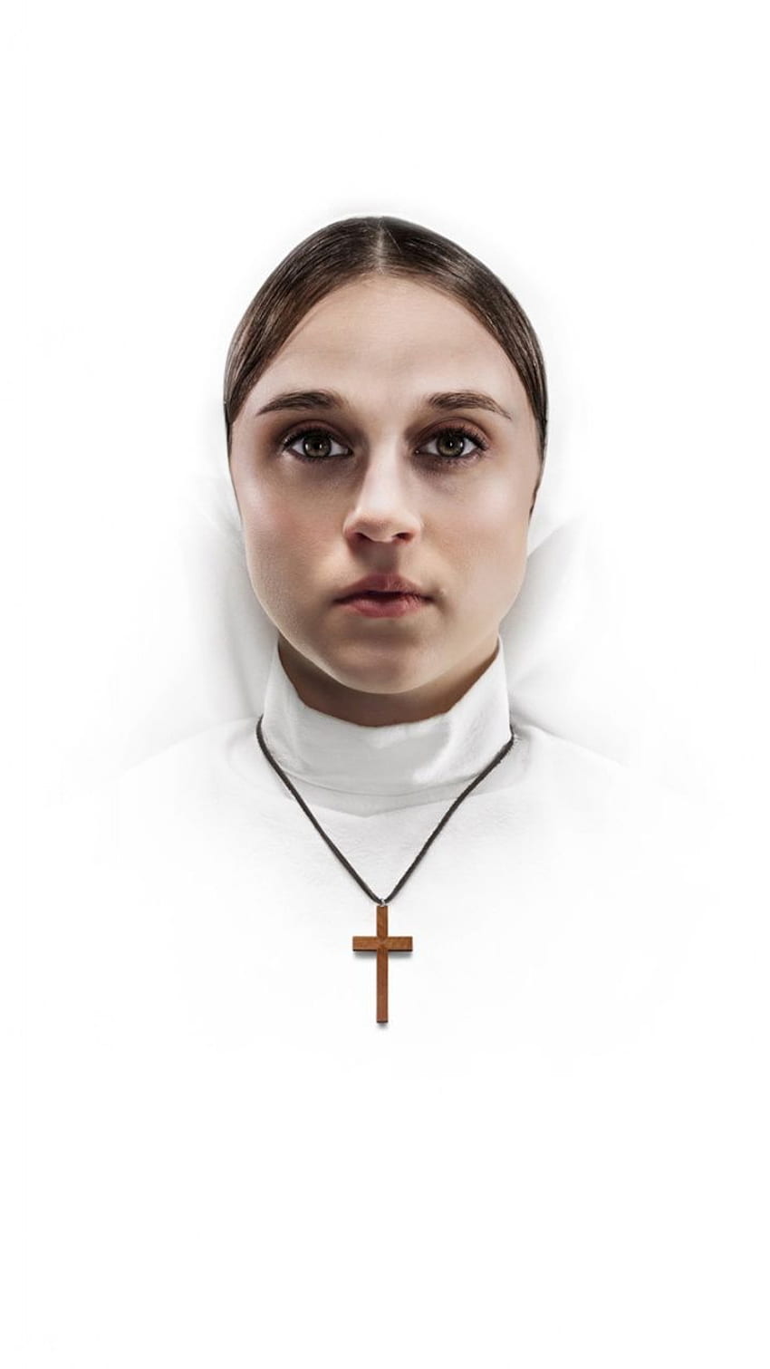 Taissa Farmiga, The Nun, Horror movie, 2018, minimal, art HD phone wallpaper