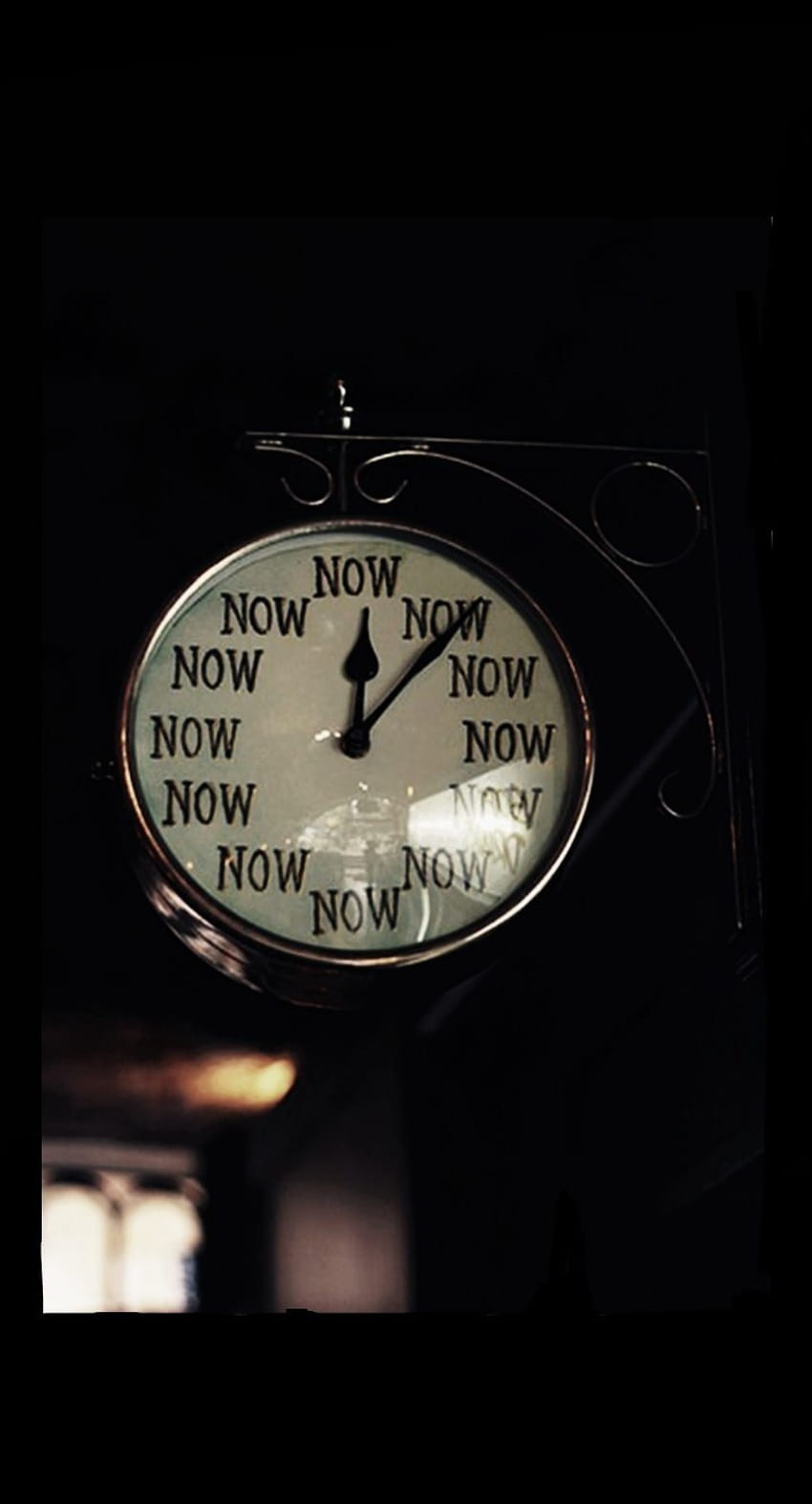 Now Now Now clock, Time_, Discipline_ HD phone wallpaper
