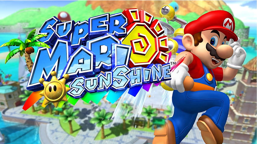 Latar Belakang Sinar Matahari Super Mario Wallpaper HD