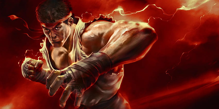 Anime Street Fighter, Petarung Jalanan Ryu Wallpaper HD
