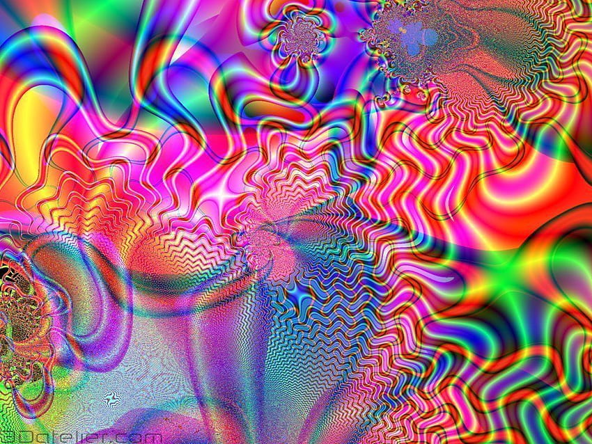 That Are Trippy. Psychodelix Trippy Fractal Odyssey, Colourful Trippy HD wallpaper