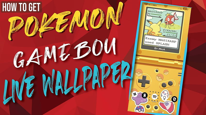 Game Boy Pokemon Live for Android, Pokemon Gameboy HD wallpaper
