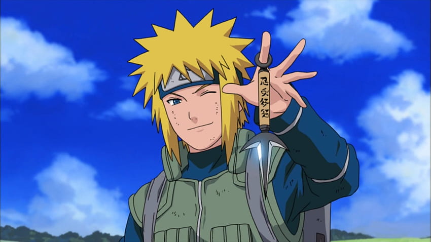 Find out from whom Minato learned the Flying Thunder God Jutsu in Naruto Shippuden, Minato Flying Raijin HD wallpaper