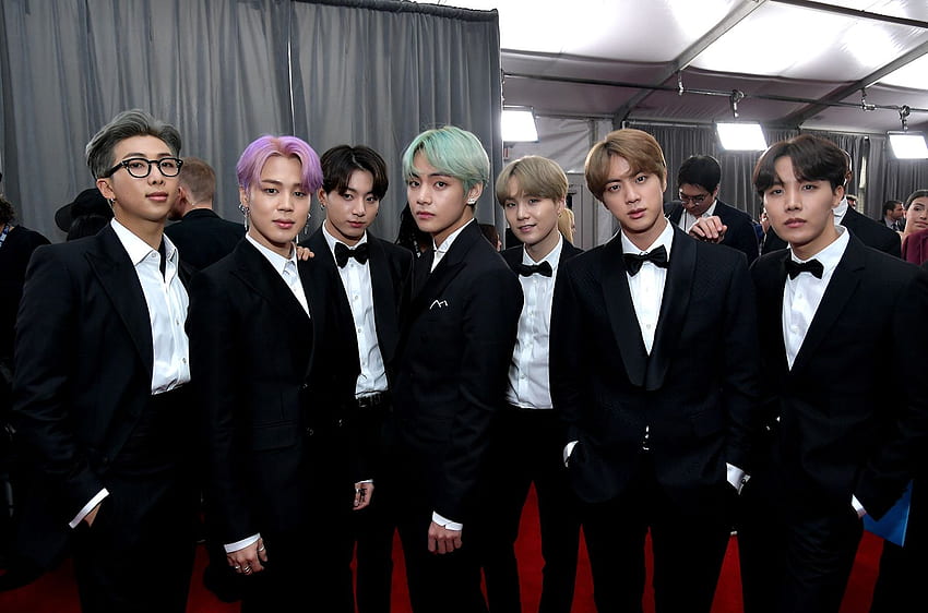 All BTS Members Reunite at Grammys 2022 Red Carpet Looking Dapper