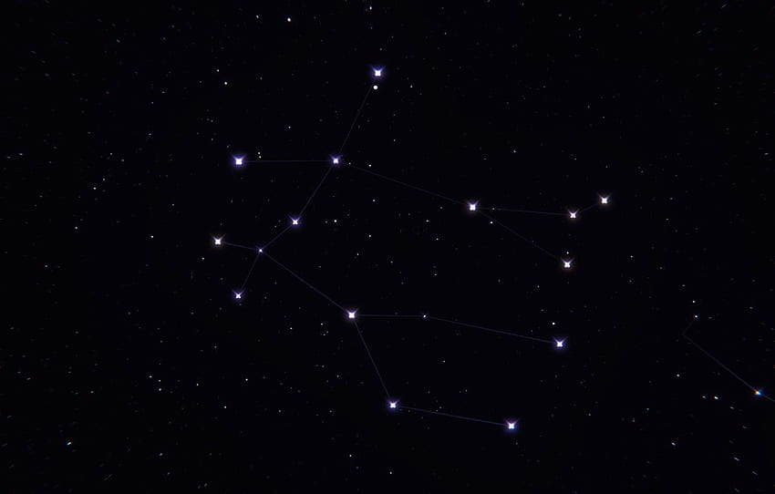 space, stars, zodiac sign, Gemini for HD wallpaper