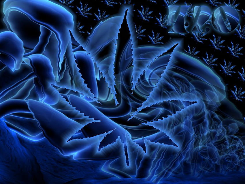 Blue Trippy, Trippy Neon HD wallpaper