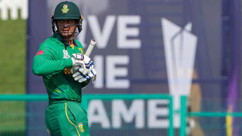 Quinton de Kock: Südafrikanischer Cricketspieler weigert sich, bei der T20-Weltmeisterschaft niederzuknien, trotz Aufruf, sich „gegen Rassismus zu stellen“ HD-Hintergrundbild