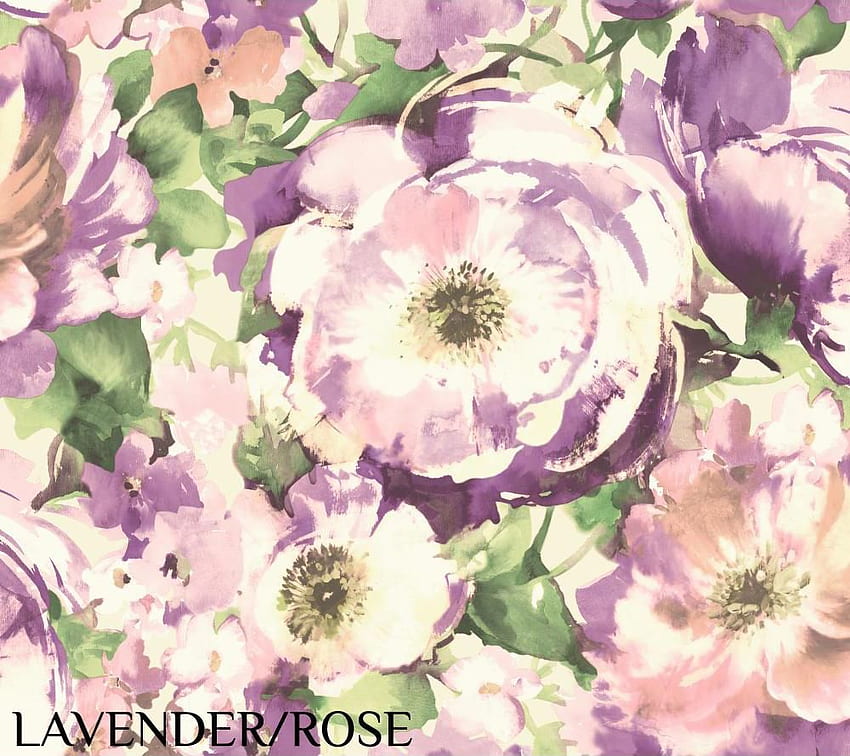 York Wallcoverings Pastel Pink Watercolor Floral Poppy Removable HD wallpaper