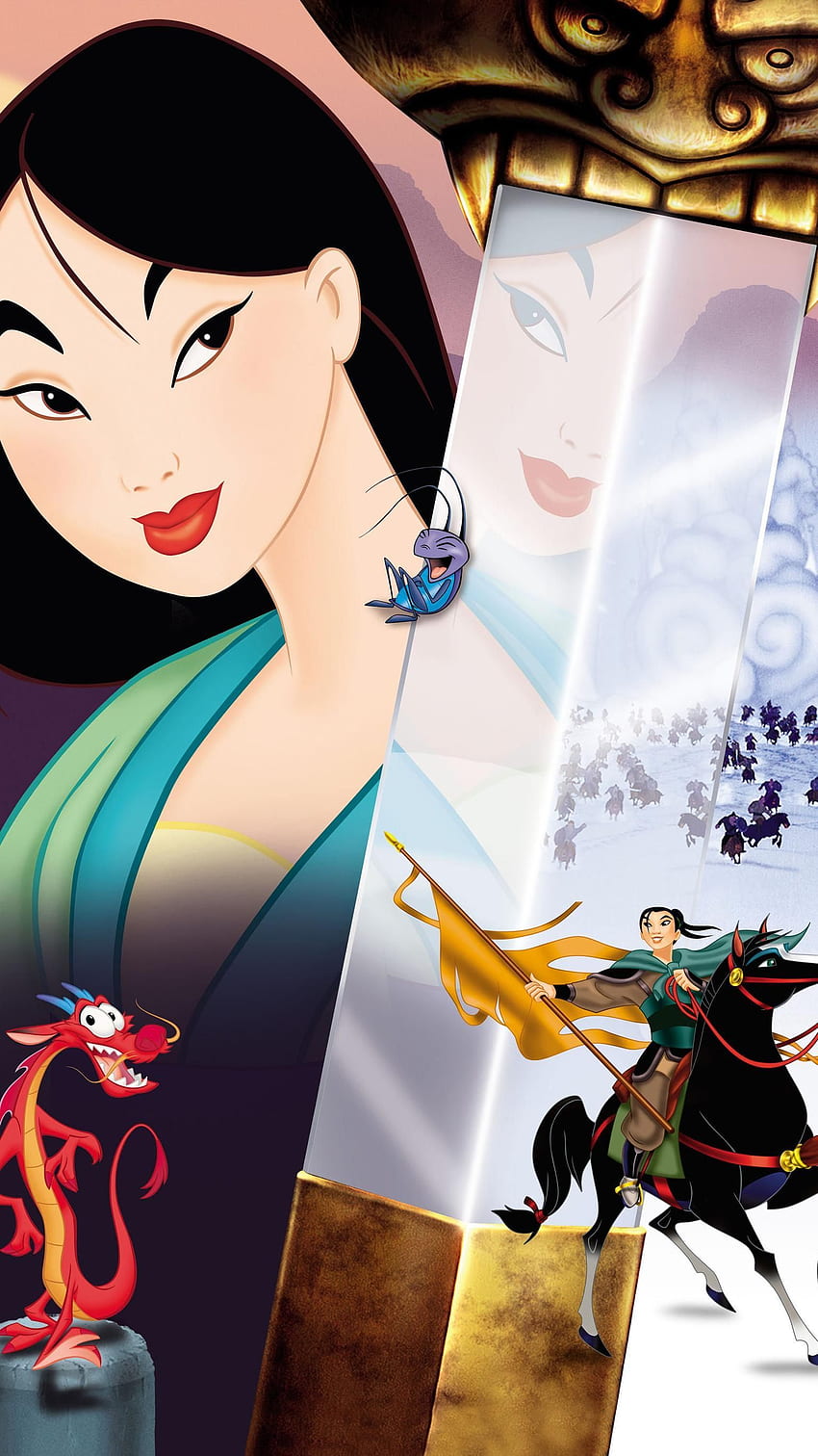 Mulan (1998) Phone . Moviemania. Mulan, Disney animated movies HD phone wallpaper