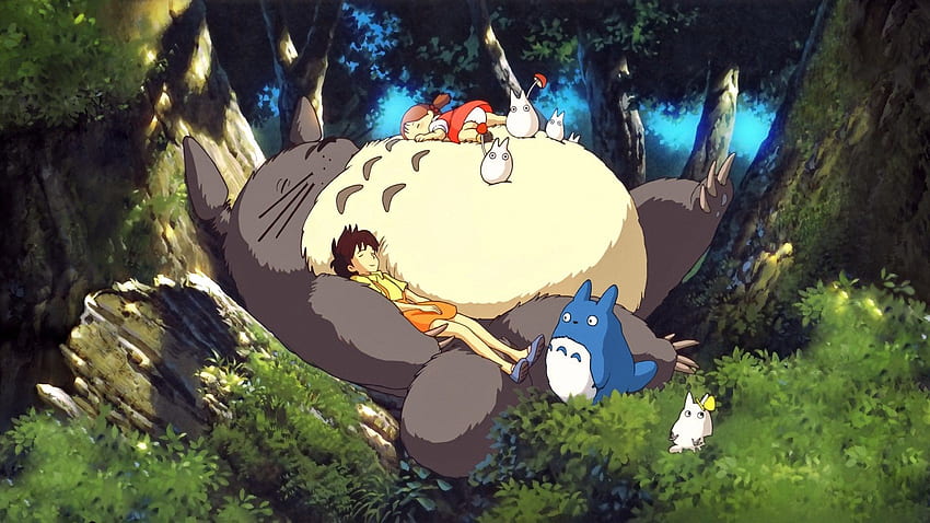 My Neighbor Totoro, Studio Ghibli & Background • 34819, Studio Ghibli Characters HD тапет