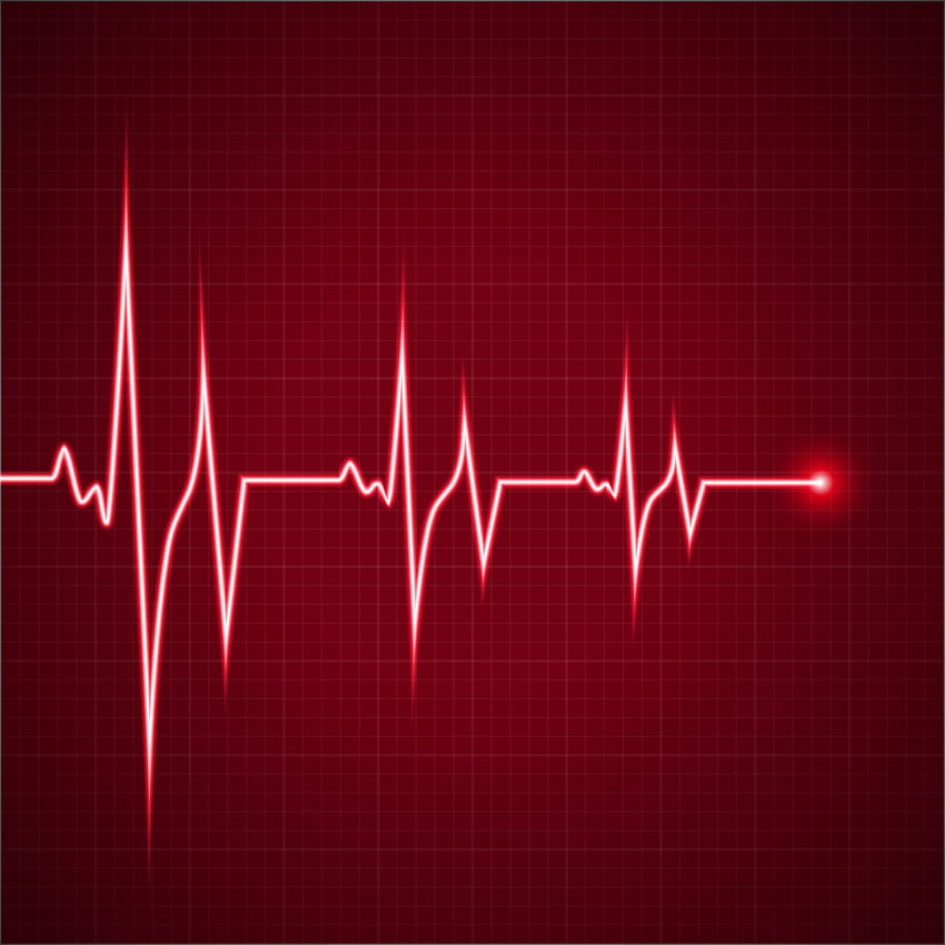 การเต้นของหัวใจของตัวละคร - Ups And Downs Heart -, ECG วอลล์เปเปอร์โทรศัพท์ HD
