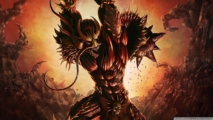 HD wallpaper asuras dark demon fantasy warrior wrath  Wallpaper Flare
