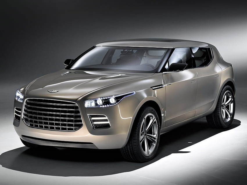 Auto, Aston Martin, Auto, Vista frontale, Stile, 2009, Grigio metallizzato, Grigio metallizzato, Concept car, Lagonda Sfondo HD