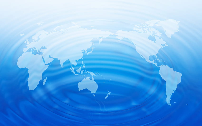 mundo del agua, azul, mundo, agua fondo de pantalla