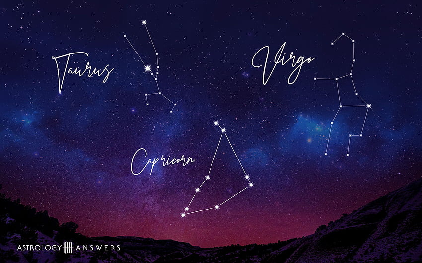 Mythology of the Zodiac: Earth Constellations. Astrology, Aesthetic Constellation HD wallpaper